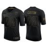 Men's Los Angeles Chargers Customized 2020 Black Salute To Service Limited Stitched Jersey - Replica
