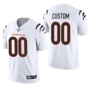Custom Bengals Jersey for Men Cincinnati Bengals Custom 2021 White Jersey