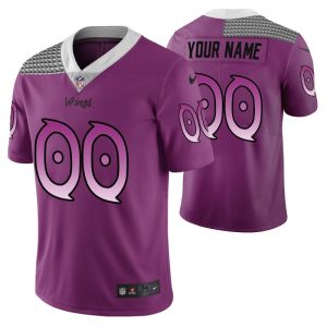 Customized Vikings Jersey for Men Minnesota Vikings Custom Purple City Edition Vapor Limited Jersey
