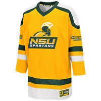 Youth's Norfolk State Spartans Custom Jersey Yellow