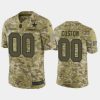 Youth's Custom Los Angeles Chargers #00 2018 Salute to Service Limited Camo Jersey - Replica